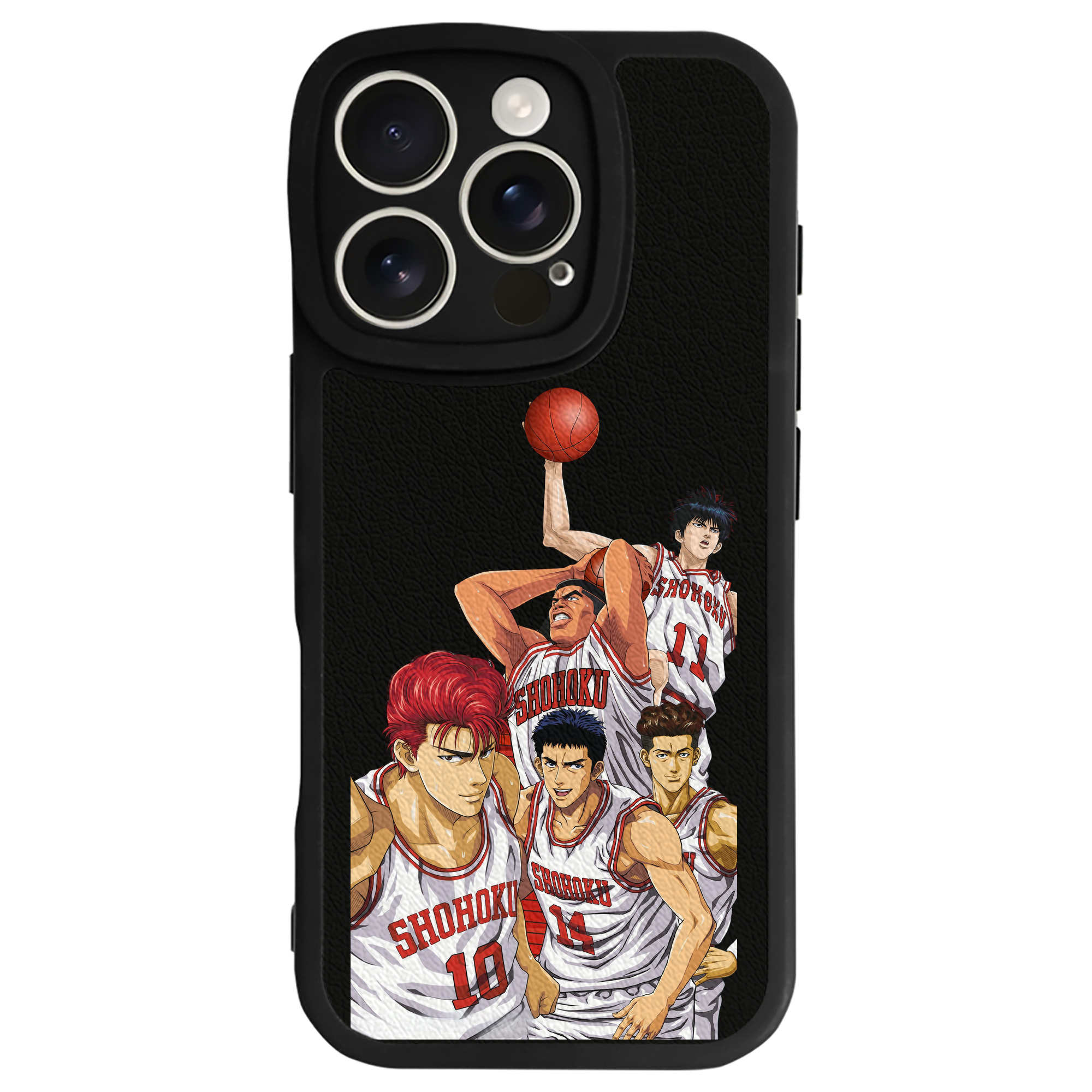 （画像用） SLAM DUNK／スラムダンク 【iPhone 16シリーズ対応】シリコンスマホケース（レザー調） 材質：シリコン